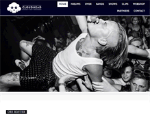 Tablet Screenshot of cloudheadbookings.com